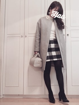haushinkaさん（レディース・157cm）の冬コーディネート