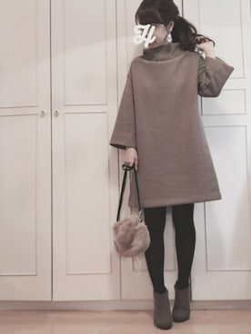 haushinkaさん(レディース・157cm)の冬コーディネート