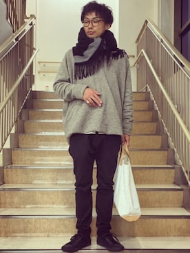 nonさん（メンズ・170cm）の春コーディネート