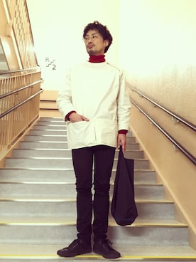 「さしいろ」｜nonさん（メンズ・170cm）の春コーディネート