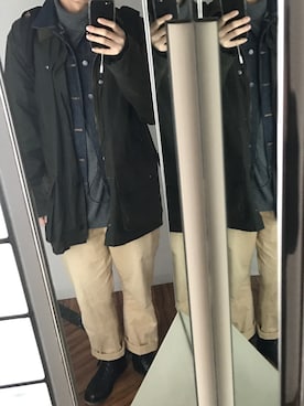 「RRL（ダブル アール エル）のアイテム（ブーツ）」を使った、DiceKさん（メンズ・183cm）の冬コーディネート