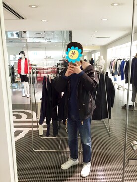 「ジャックパーセル」｜「アイテム（マウンテンパーカー）」を使った、shunさん（メンズ・175cm）の春コーディネート