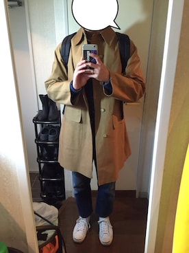 「MACKINTOSH」｜「アイテム（スウェット）」を使った、shunさん（メンズ・175cm）の冬コーディネート