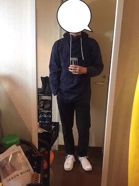 「ジャックパーセル」｜「アイテム（その他アウター）」を使った、shunさん（メンズ・175cm）の春コーディネート