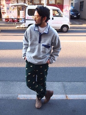 「ORVIS（オービス）のアイテム」を使った、2430さん（メンズ・170cm）の冬コーディネート