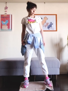 「ZARA KIDS」｜「アイテム（ブルゾン）」を使った、ai_loveさん（レディース・153cm）の春コーディネート