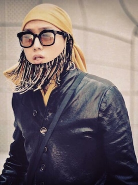 「GOER（ゴア―）のアイテム（ジャケット/アウター）」を使った、gomongさん（メンズ・176cm）の冬コーディネート