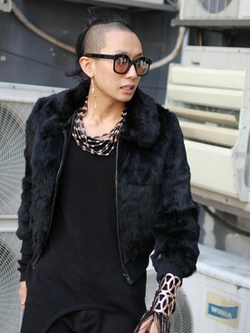 「daily look」｜「アイテム（その他アウター）」を使った、gomongさん（メンズ・176cm）の冬コーディネート