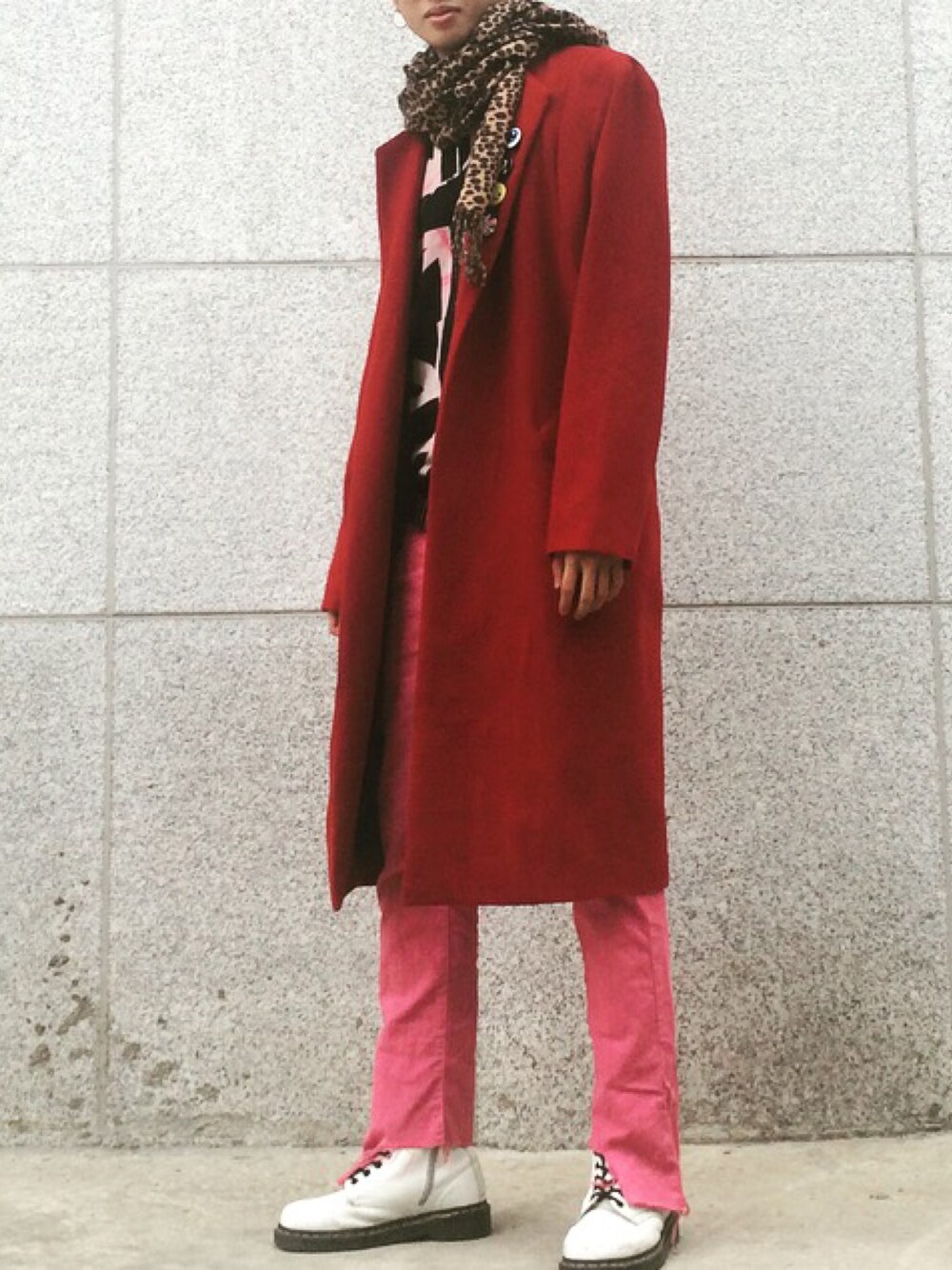 「ootd、punk、godokmonk、daily look」｜「Dr. Martensのアイテム（ブーツ、ホワイト系）」を使った、gomongさん（メンズ・176cm）の秋コーディネートの1枚目の写真
