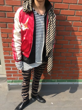 「gomong」｜gomongさん（メンズ・176cm）の春コーディネート