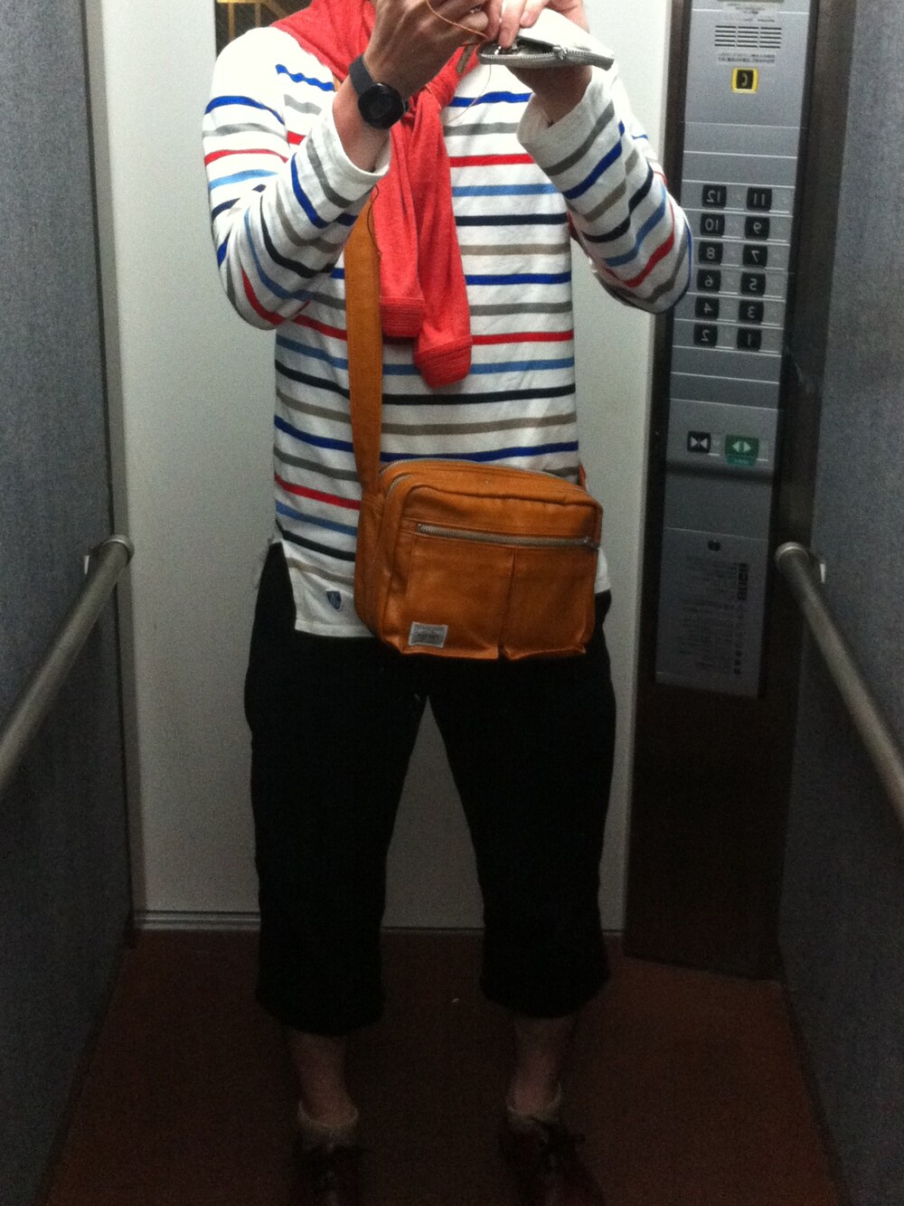 「PORTERのFREE STYLE/KEY CASE（キーケース/キーアクセサリー、ホワイト系）」を使った、Takurou Yさん（メンズ・178cm）の夏コーディネートの1枚目の写真