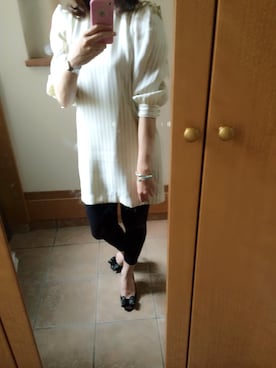 「ESTNATION（エストネーション）のアイテム（シューズ）」を使った、えり子りんさん（レディース・158cm）の夏コーディネート