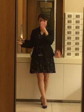「Ted Baker（テッドベーカー）のアイテム（ジャケット/アウター）」を使った、えり子りんさん（レディース・158cm）の夏コーディネート