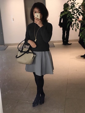 「Marc by Marc Jacobs（マークバイマークジェイコブス）のアイテム（パンプス）」を使った、えり子りんさん（レディース・158cm）の秋コーディネート