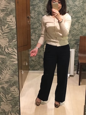 「TSURU（ツル）のアイテム（パンプス）」を使った、えり子りんさん（レディース・158cm）の冬コーディネート