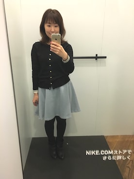 「SEE BY CHLOE（シーバイクロエ）のアイテム（ブーツ）」を使った、えり子りんさん（レディース・158cm）の春コーディネート