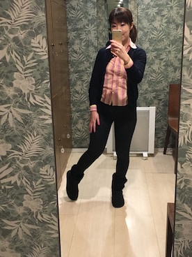 「PAUL&JOE（ポールアンドジョー）のアイテム（トップス）」を使った、えり子りんさん（レディース・158cm）の春コーディネート