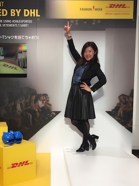 「Ted Baker（テッドベーカー）のアイテム（ジャケット/アウター）」を使った、えり子りんさん（レディース・158cm）の秋コーディネート