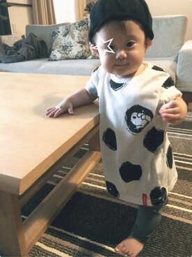 tooowaさん（キッズ・70cm）の夏コーディネート