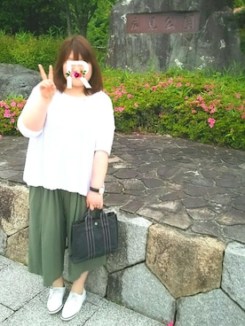 「エルメス」｜「アイテム（その他）」を使った、りょうさん（レディース・157cm）の春コーディネート