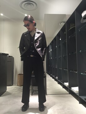 水野亘さん（メンズ・175cm）の秋コーディネート