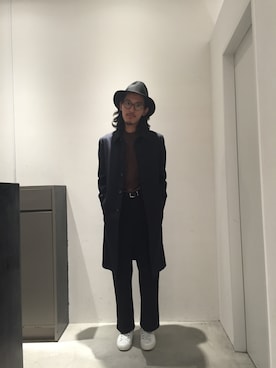 水野亘さん（メンズ・175cm）の秋コーディネート