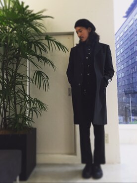 「Studios」｜水野亘さん（メンズ・175cm）の冬コーディネート