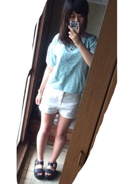 しゃもじさん（レディース・156cm）の夏コーディネート