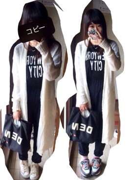 しゃもじさん（レディース・156cm）の秋コーディネート