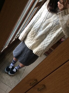 しゃもじさん（レディース・156cm）の冬コーディネート