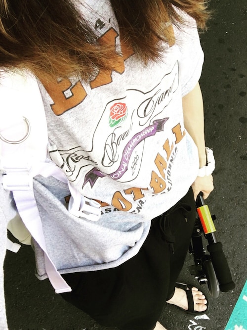 アスミツェネッガー(年中春｜And Aのバックパック/リュックを使ったコーディネート WEAR