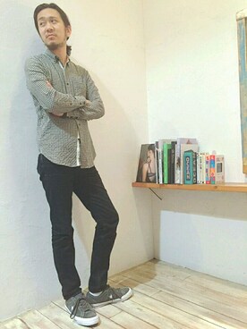 「STABILIZER（スタビライザー）のアイテム」を使った、BRUNTJETさん（メンズ・180cm）の春コーディネート
