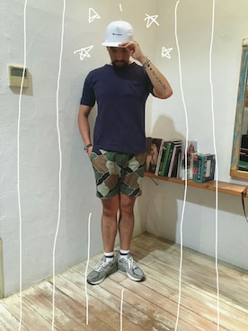 BRUNTJETさん（メンズ・181cm）の夏コーディネート