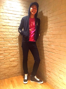 Shota Suzukiさん（メンズ・178cm）の冬コーディネート