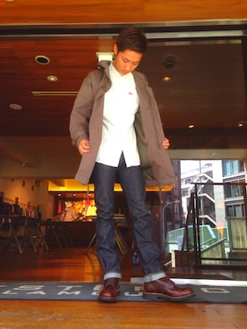 Shota Suzukiさん（メンズ・178cm）の秋コーディネート