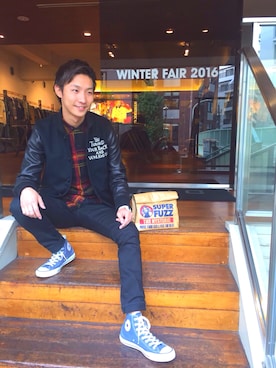 Shota Suzukiさん（メンズ・178cm）の秋コーディネート