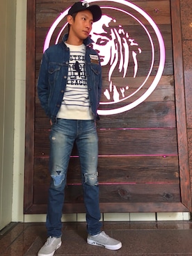 Shota Suzukiさん（メンズ・178cm）の秋コーディネート