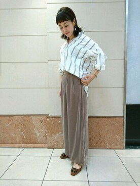 「アダムエロペ」｜reikaさん（レディース・163cm）の夏コーディネート