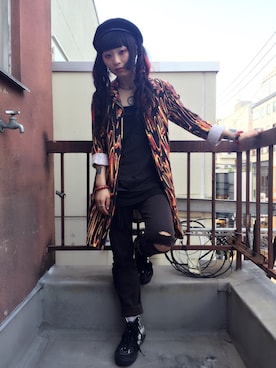 「タッセル」｜「アイテム（その他アウター）」を使った、RISA☻さん（レディース・164cm）の夏コーディネート