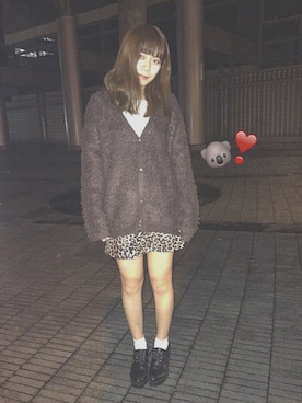 「ループ編み」｜anirさん（レディース・159cm）の秋コーディネート