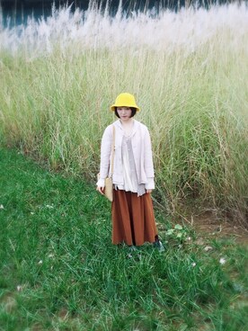 「POU DOU DOU（プードゥドゥ）のアイテム（その他アウター）」を使った、pibobo921さん（レディース・153cm）の秋コーディネート