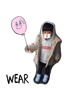 yunchangさん（キッズ・80cm）の冬コーディネート