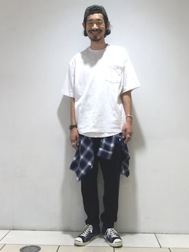 Naoki_Sakumaさん（メンズ・181cm）の夏コーディネート