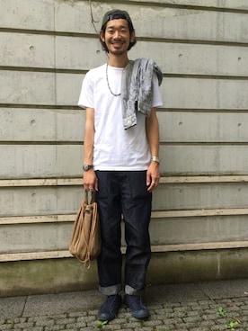 Naoki_Sakumaさん（メンズ・181cm）の夏コーディネート