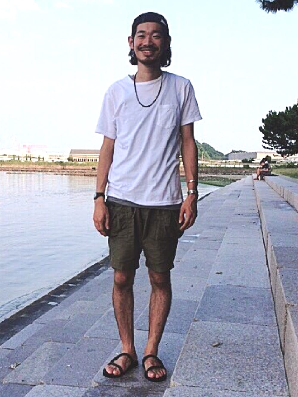 Naoki_Sakumaさんの「Pilgrim Surf+Supply / 6Pannel Duck Baseball Cap（Pilgrim Surf Supply）」を使ったコーディネートの1枚目の写真