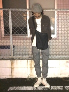 Naoki_Sakumaさん（メンズ・181cm）の秋コーディネート