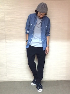 Naoki_Sakumaさん（メンズ・181cm）の秋コーディネート