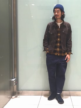 Naoki_Sakumaさん（メンズ・181cm）の秋コーディネート