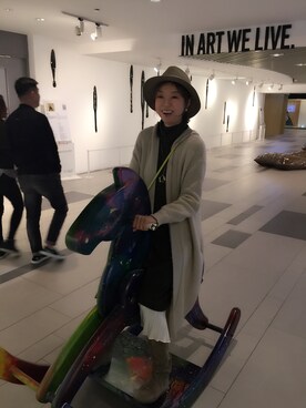 「SNIDEL（スナイデル）のアイテム（ピーコート）」を使った、Haze大脚怪さん（レディース・174cm）の冬コーディネート