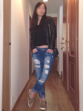 「NORTH BEACH（ノースビーチ）のアイテム」を使った、ももこさん（レディース・168cm）の春コーディネート